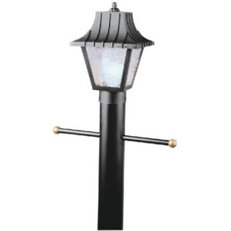 WESTINGHOUSE Westinghouse 66875 8 in. Post Top Lantern; Black 411157